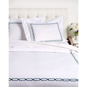 Dea Italian Linens Prato Embroidered Duvet Set